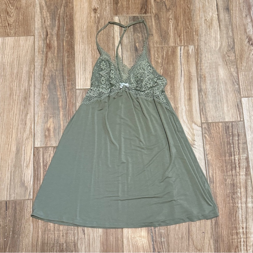 Victoria's Secret Lace Razorback Babydoll Nightie Dress